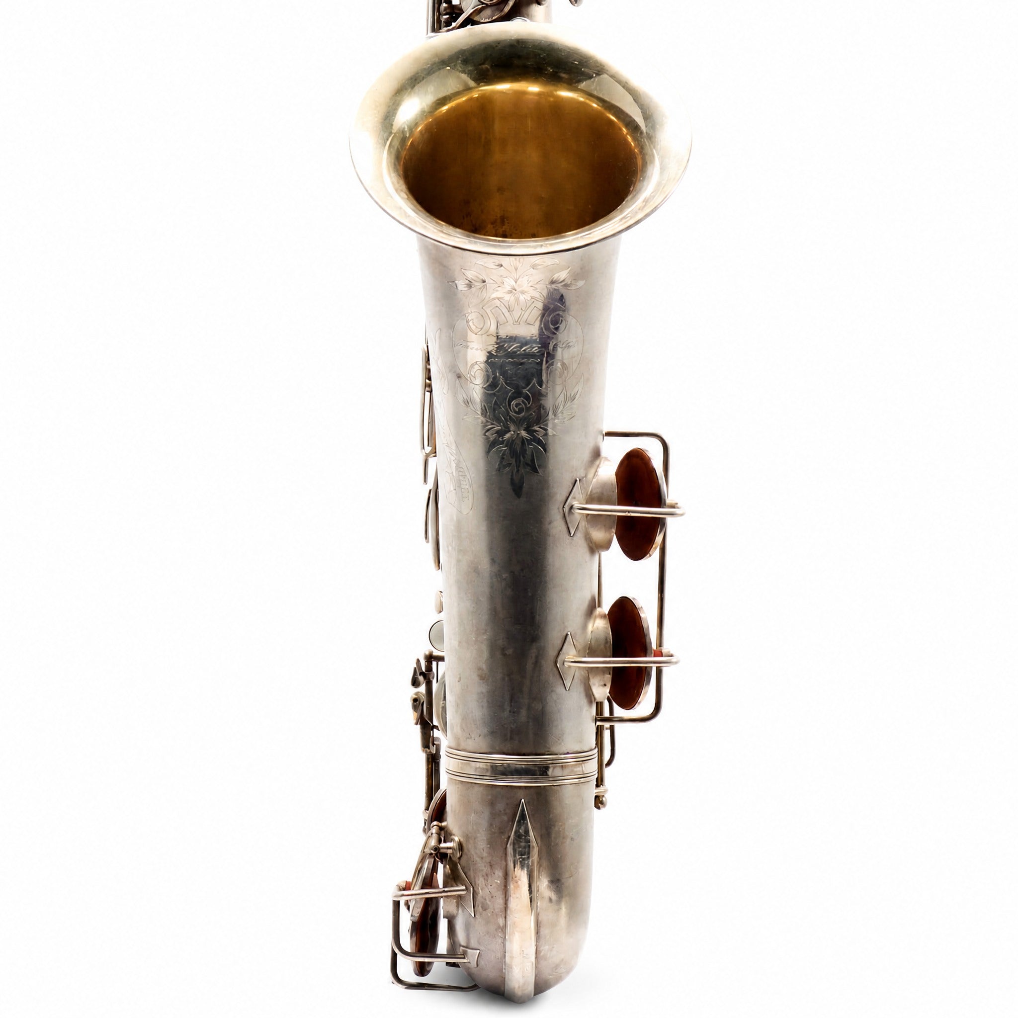 Frank Holton & Co. Tenor Saxophone in Silver Plate RESTORATION PROJECT