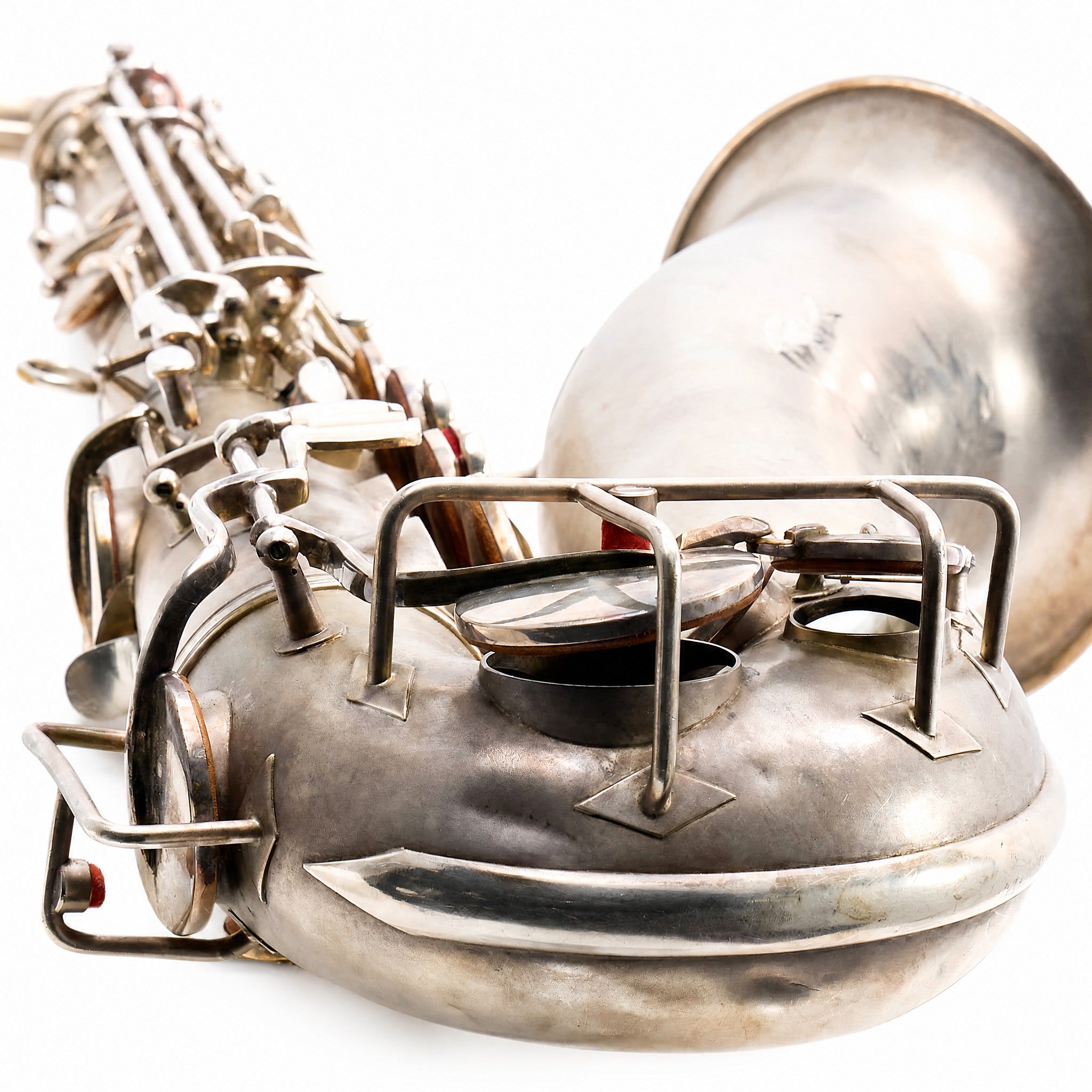 Frank Holton & Co. Tenor Saxophone in Silver Plate RESTORATION PROJECT