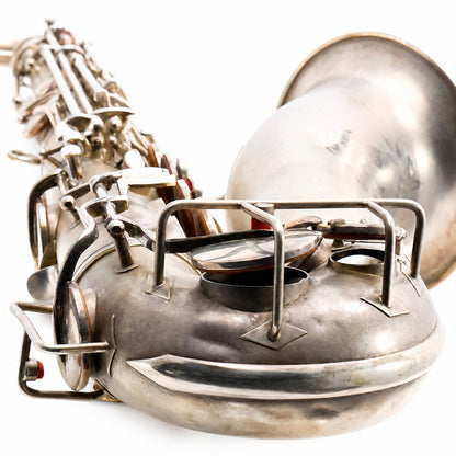 Frank Holton & Co. Tenor Saxophone in Silver Plate RESTORATION PROJECT