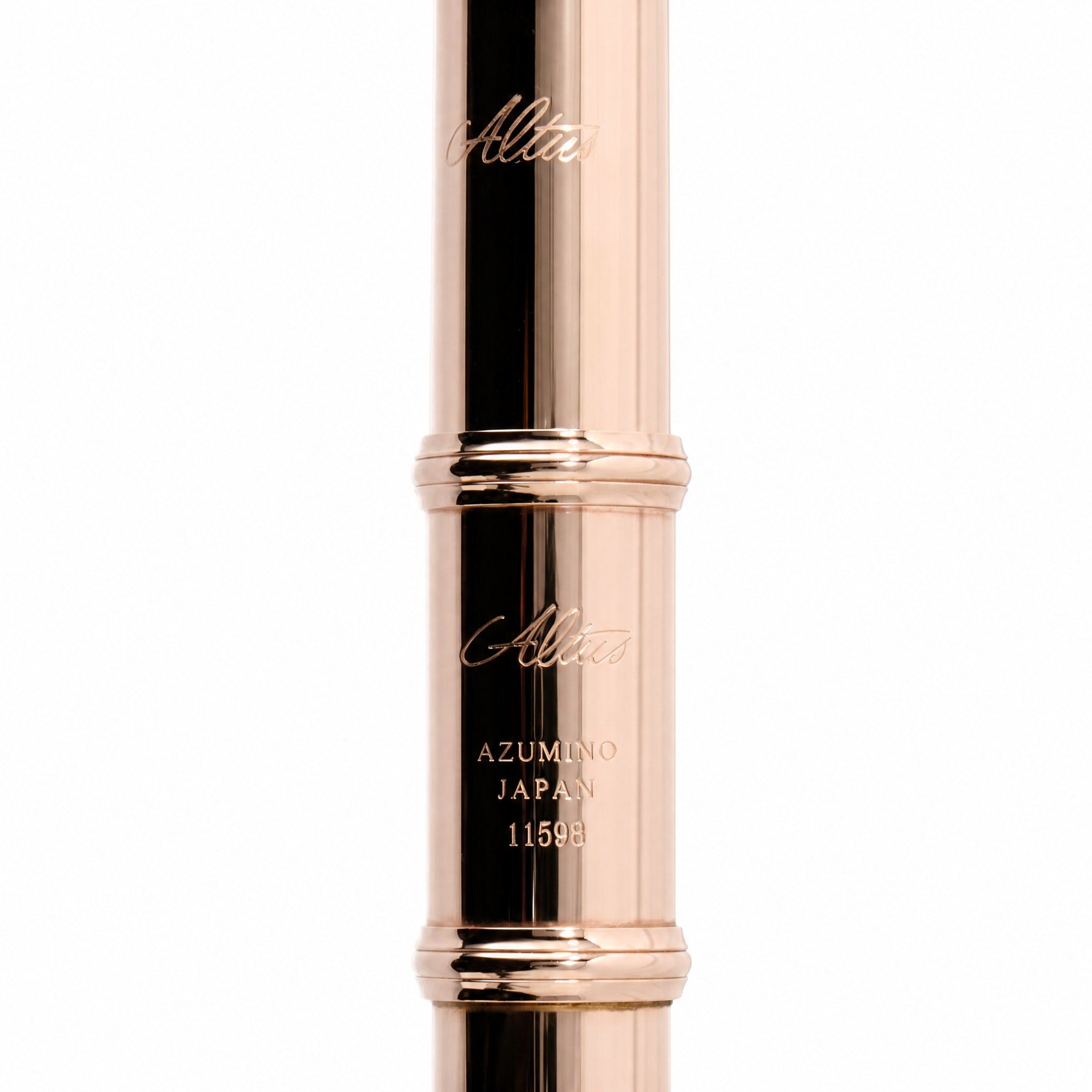 Altus 1207SRB-CD-18K Handmade Professional C Flute in 18K Gold Plate SN 11598