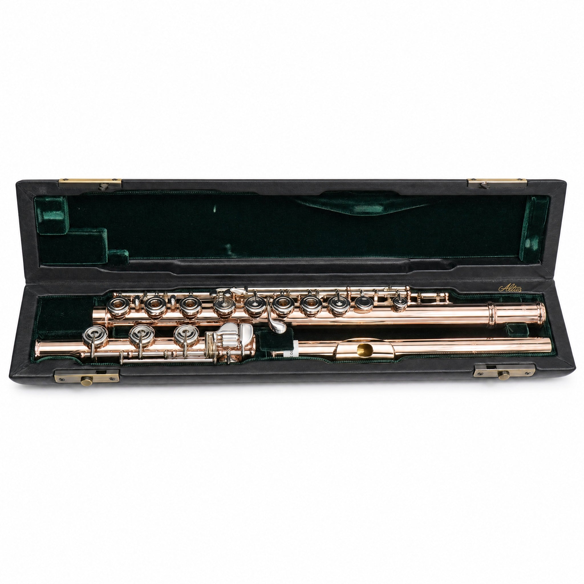 Altus 1207SRB-CD-18K Handmade Professional C Flute in 18K Gold Plate SN 11598