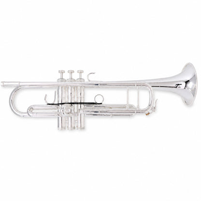 S.E. Shires Q10S Q-Series Professional Bb Trumpet in Silver Plate