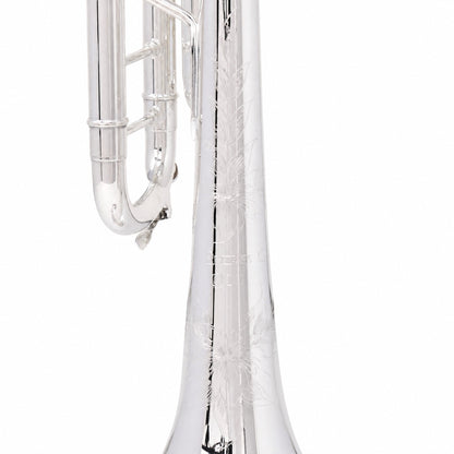S.E. Shires Q10S Q-Series Professional Bb Trumpet in Silver Plate