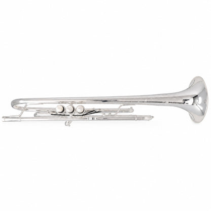 S.E. Shires Q10S Q-Series Professional Bb Trumpet in Silver Plate