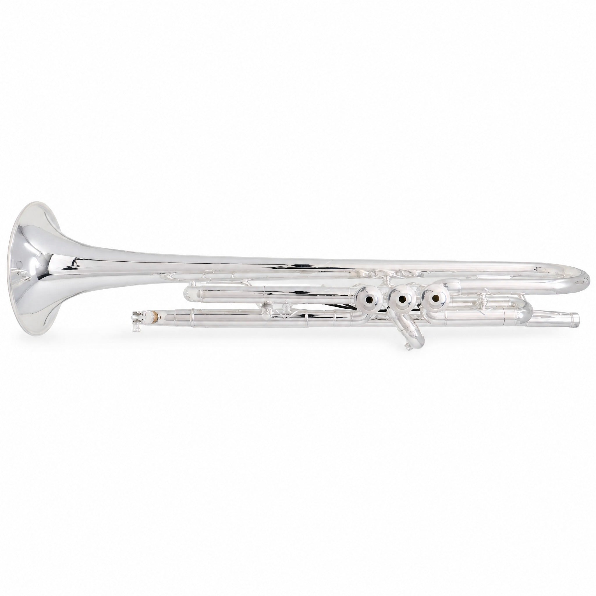 S.E. Shires Q10S Q-Series Professional Bb Trumpet in Silver Plate