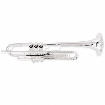 S.E. Shires Q10S Q-Series Professional Bb Trumpet in Silver Plate