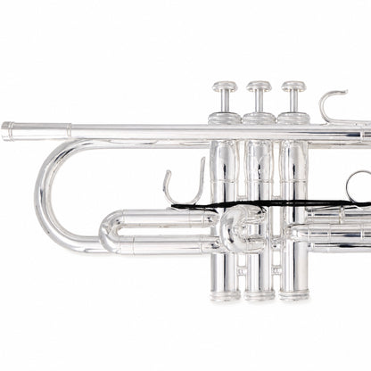 S.E. Shires Q10S Q-Series Professional Bb Trumpet in Silver Plate