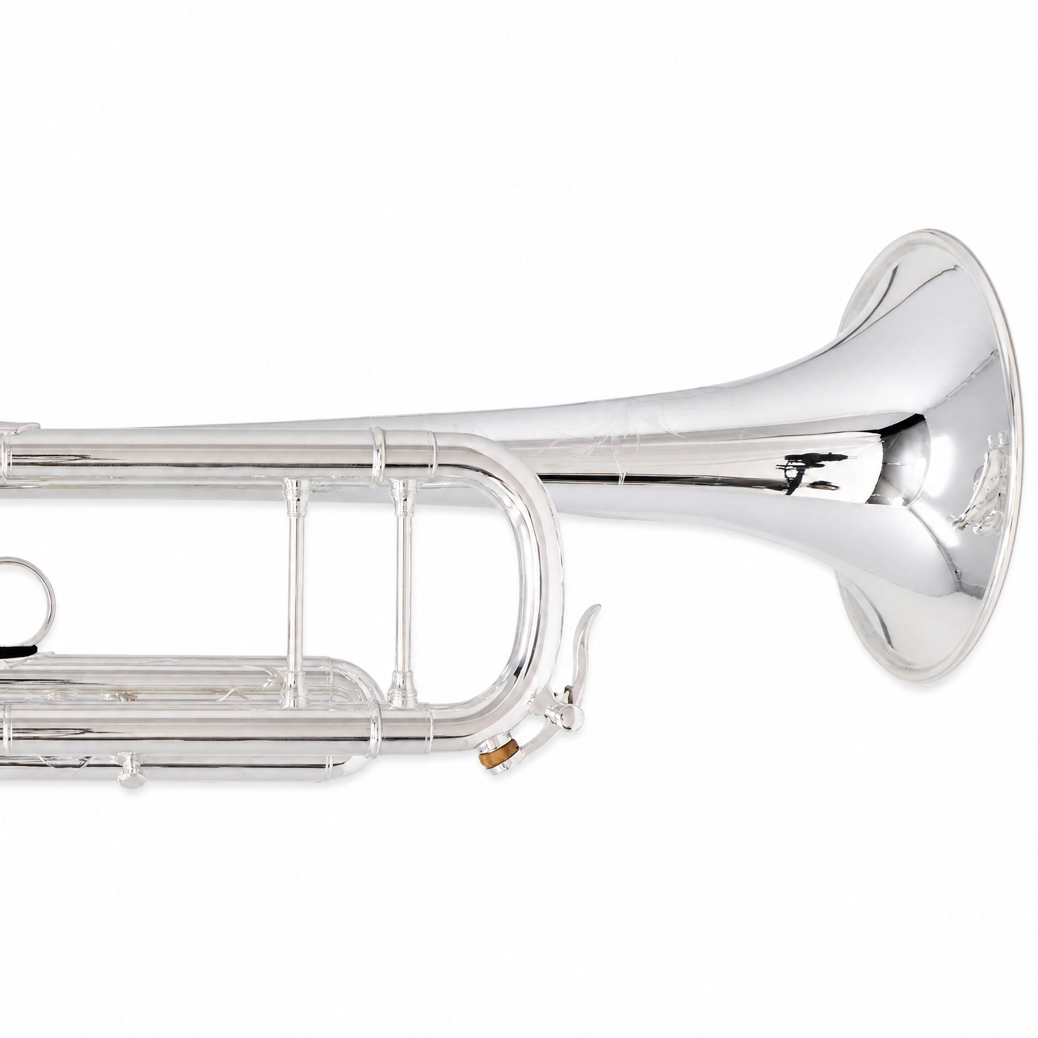 S.E. Shires Q10S Q-Series Professional Bb Trumpet in Silver Plate