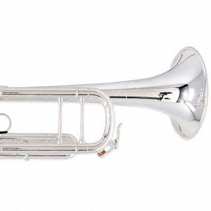 S.E. Shires Q10S Q-Series Professional Bb Trumpet in Silver Plate