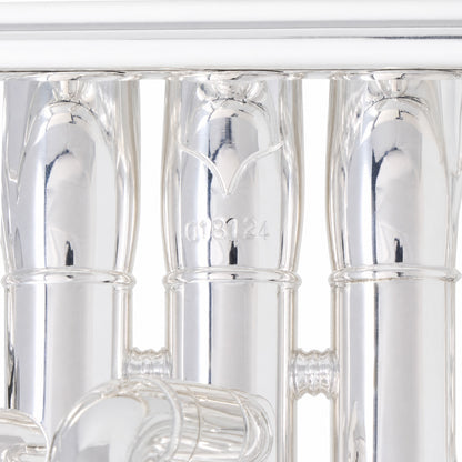 S.E. Shires Q10S Q-Series Professional Bb Trumpet in Silver Plate