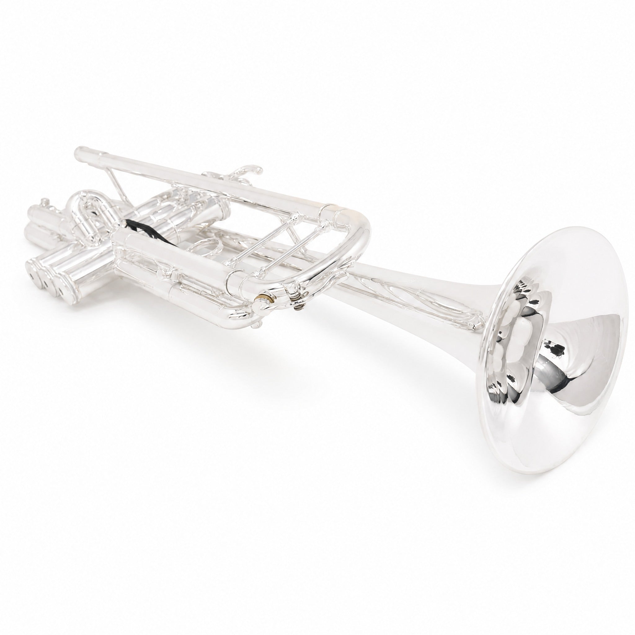 S.E. Shires Q10S Q-Series Professional Bb Trumpet in Silver Plate