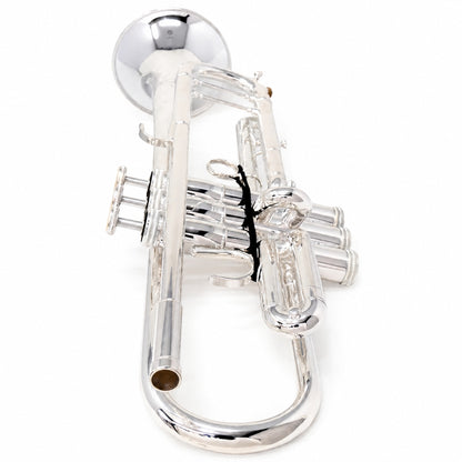 S.E. Shires Q10S Q-Series Professional Bb Trumpet in Silver Plate