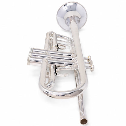 S.E. Shires Q10S Q-Series Professional Bb Trumpet in Silver Plate