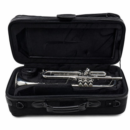 S.E. Shires Q10S Q-Series Professional Bb Trumpet in Silver Plate