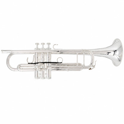 S.E. Shires Q10S Q-Series Professional Bb Trumpet in Silver Plate