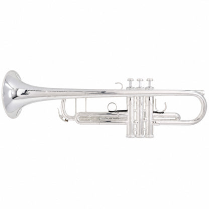 S.E. Shires Q10S Q-Series Professional Bb Trumpet in Silver Plate