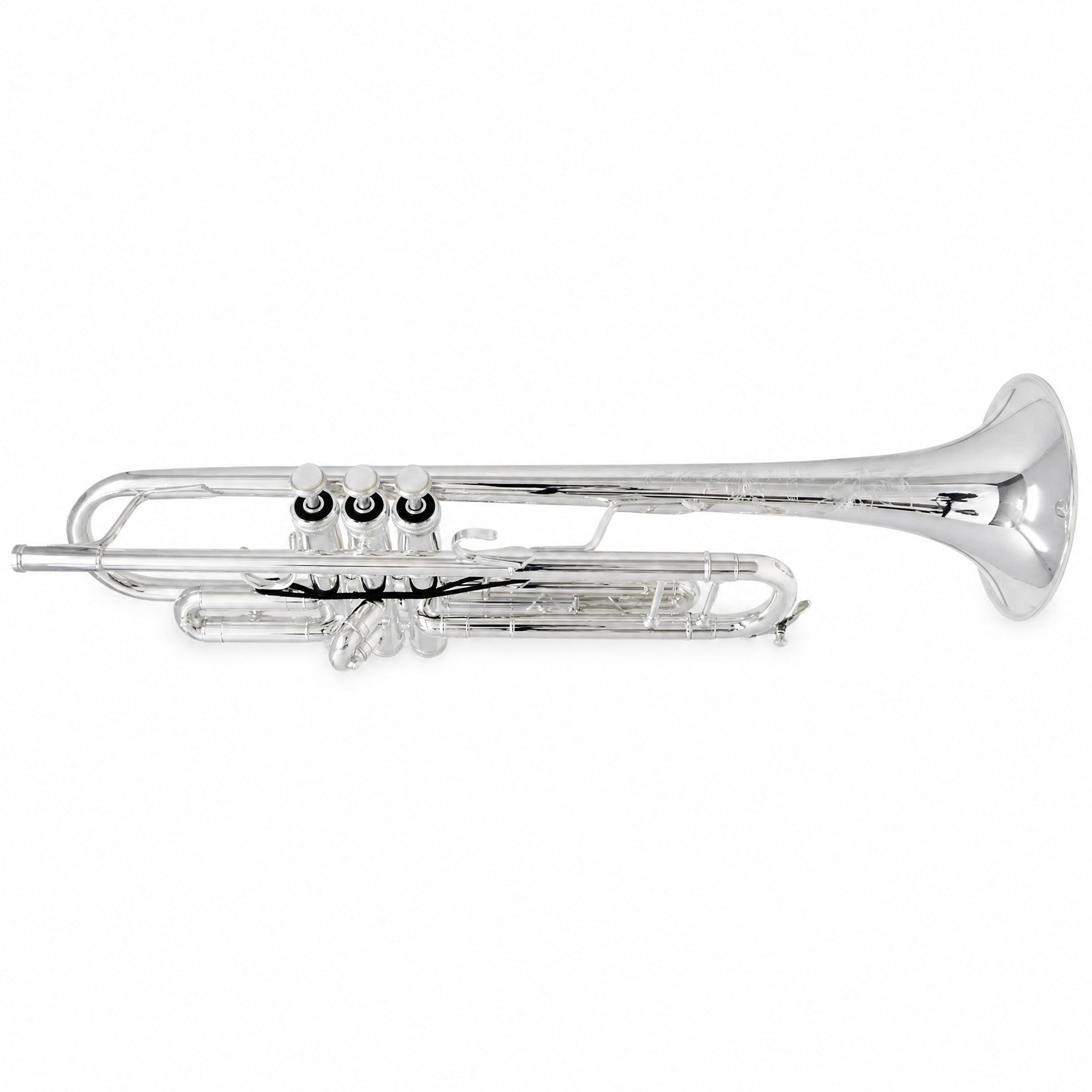S.E. Shires Q10S Q-Series Professional Bb Trumpet in Silver Plate
