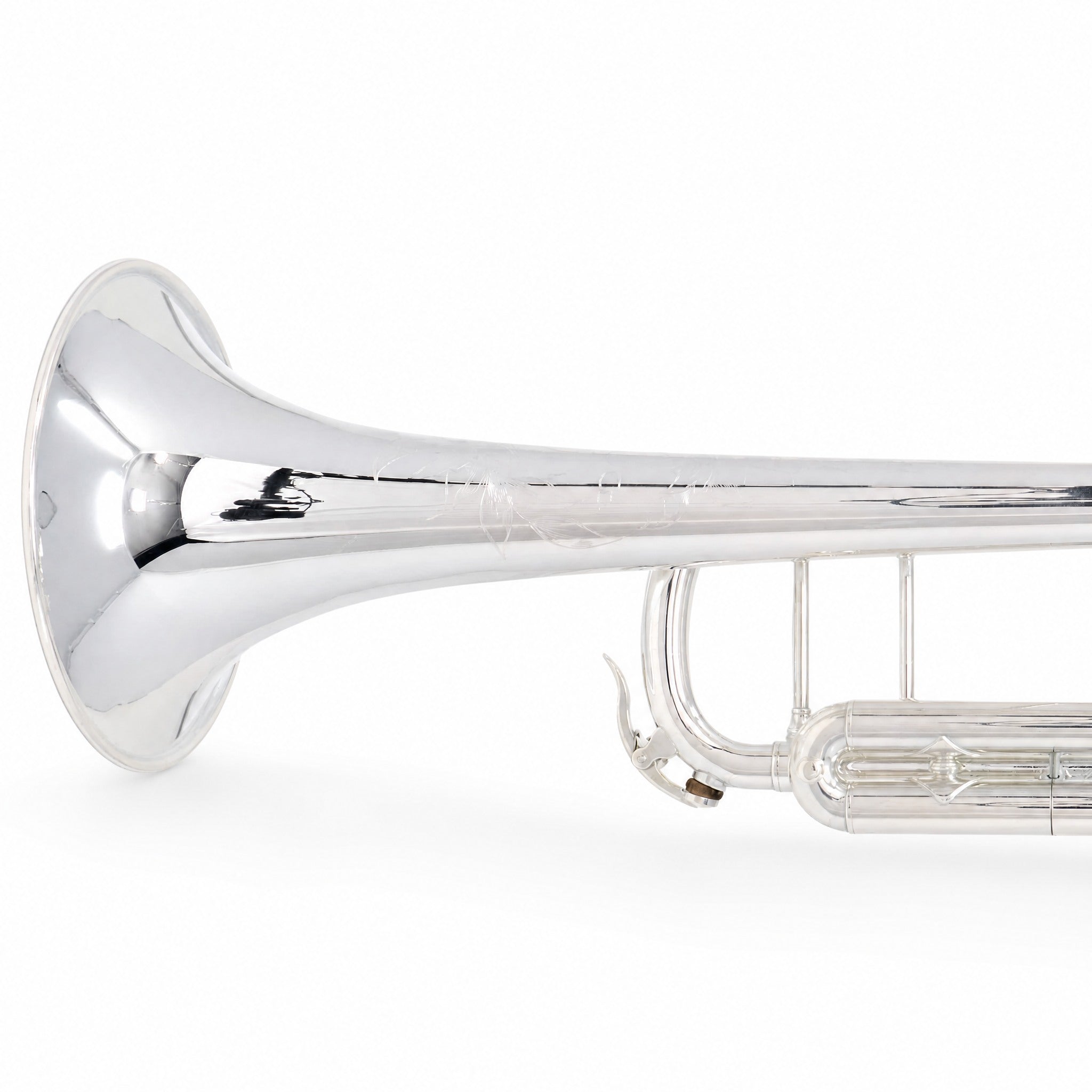 S.E. Shires Q10S Q-Series Professional Bb Trumpet in Silver Plate