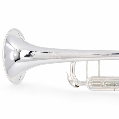 S.E. Shires Q10S Q-Series Professional Bb Trumpet in Silver Plate