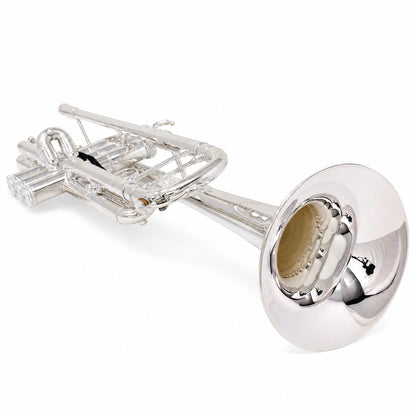 S.E. Shires Q10S Q-Series Professional Bb Trumpet in Silver Plate