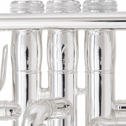 S.E. Shires Q10S Q-Series Professional Bb Trumpet in Silver Plate
