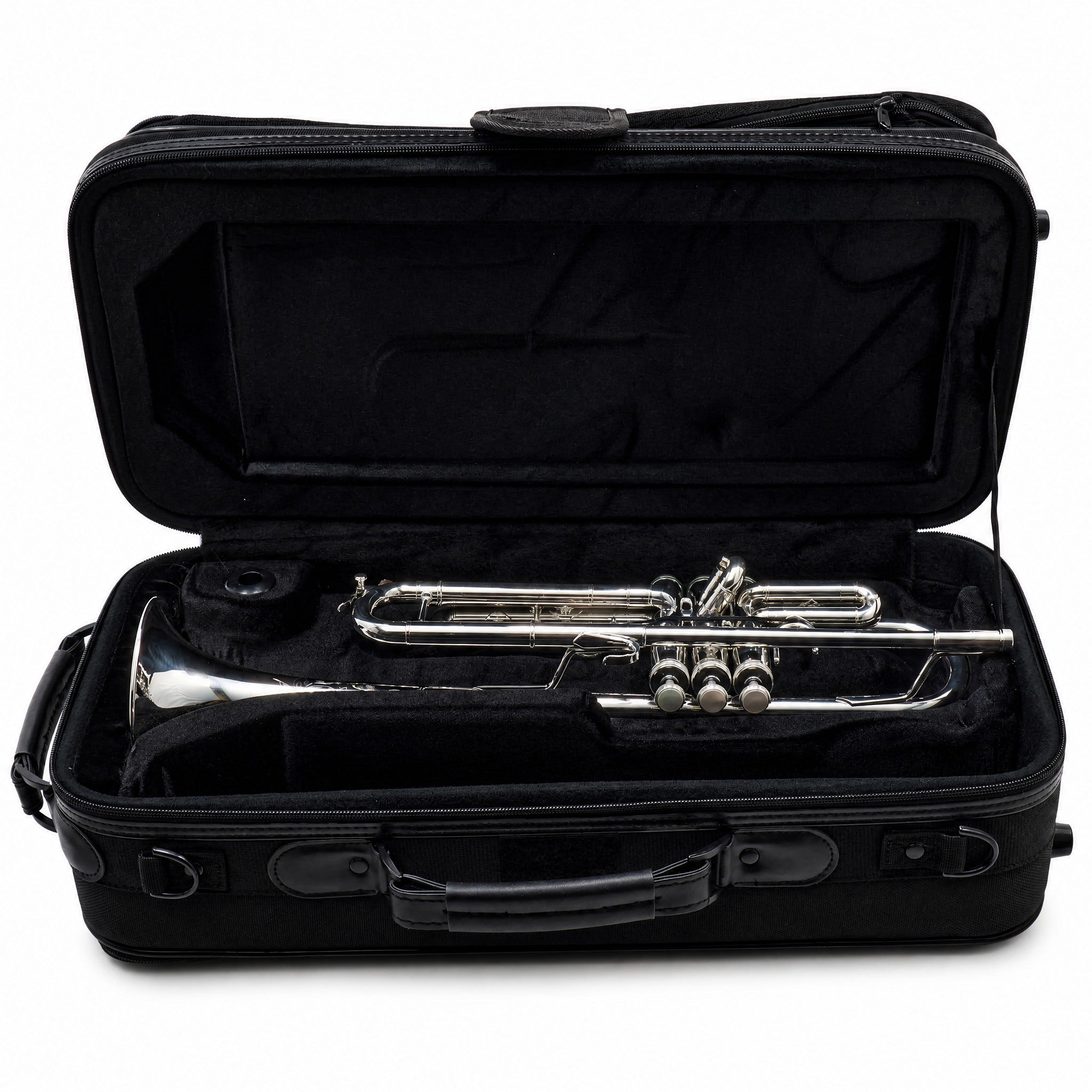 S.E. Shires Q10S Q-Series Professional Bb Trumpet in Silver Plate
