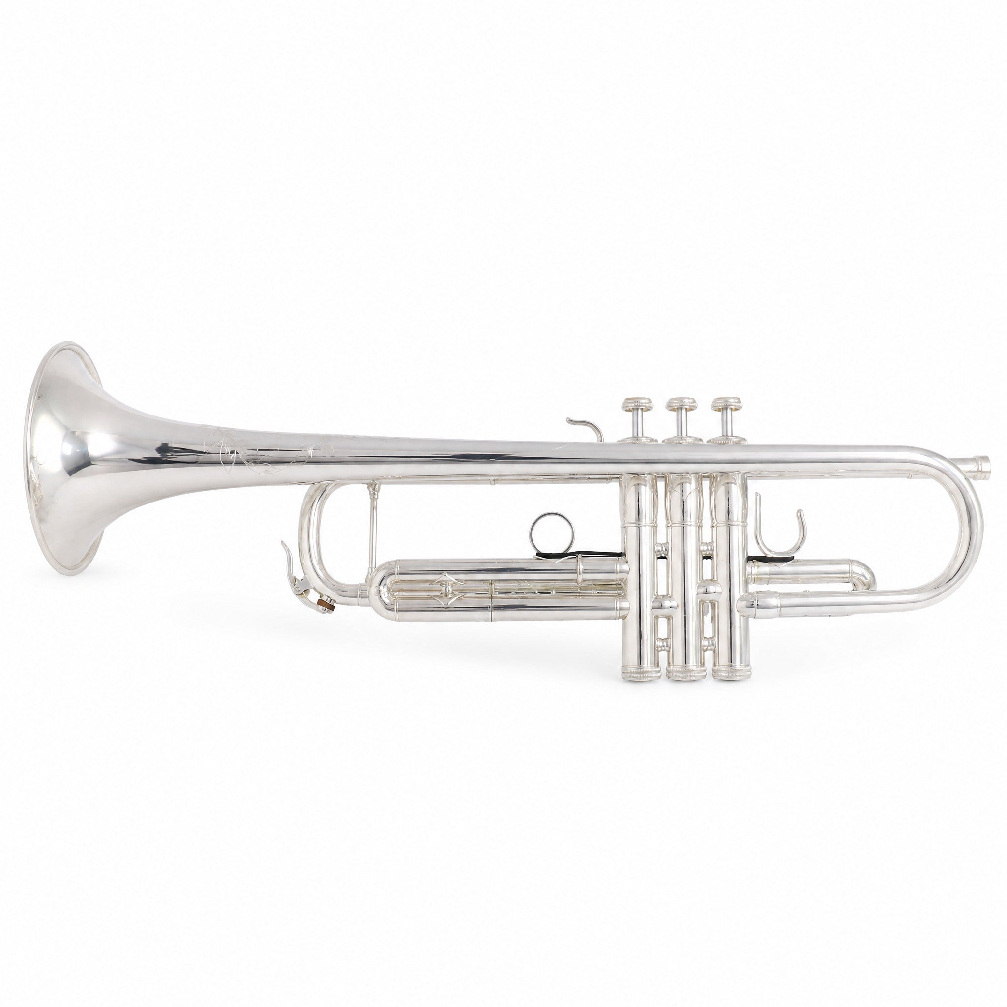 S.E. Shires Q10RS Q-Series Professional Bb Trumpet in Silver Plate