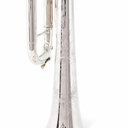S.E. Shires Q10RS Q-Series Professional Bb Trumpet in Silver Plate