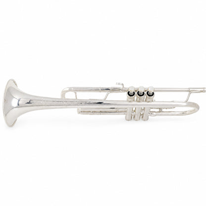S.E. Shires Q10RS Q-Series Professional Bb Trumpet in Silver Plate