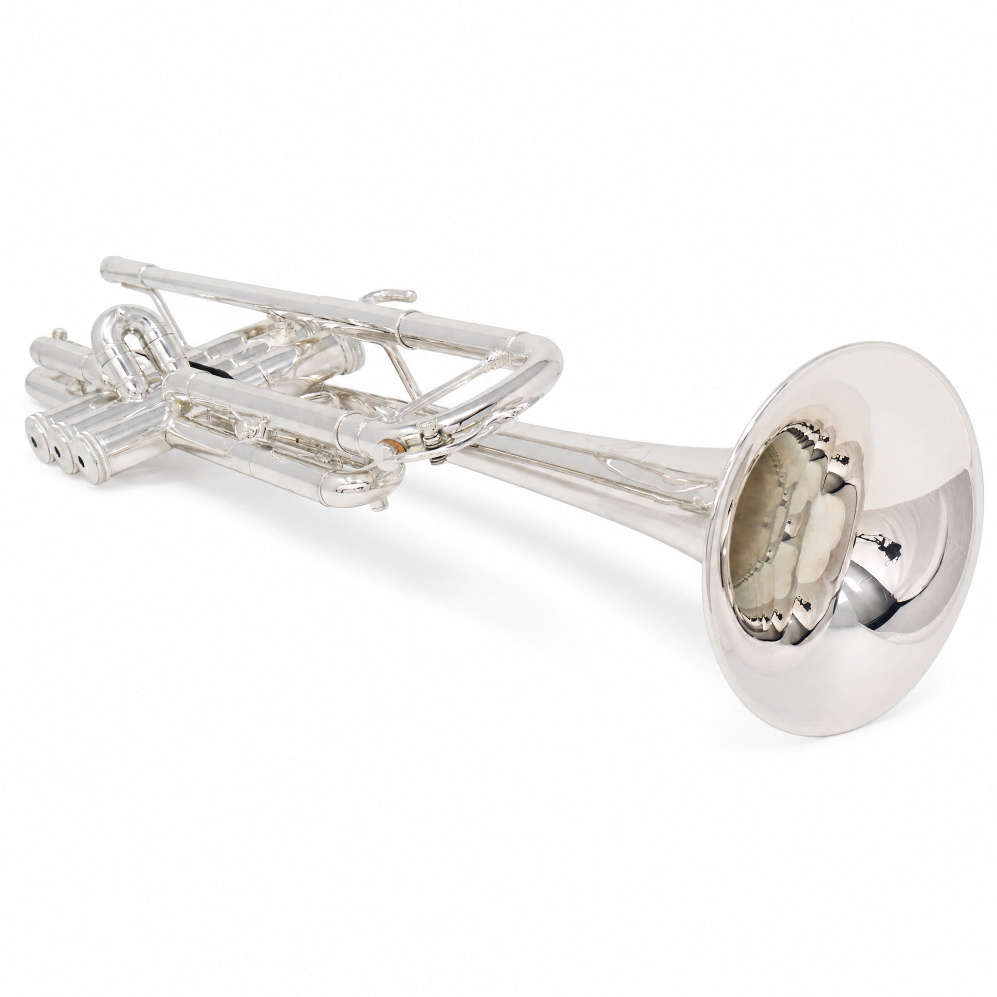 S.E. Shires Q10RS Q-Series Professional Bb Trumpet in Silver Plate