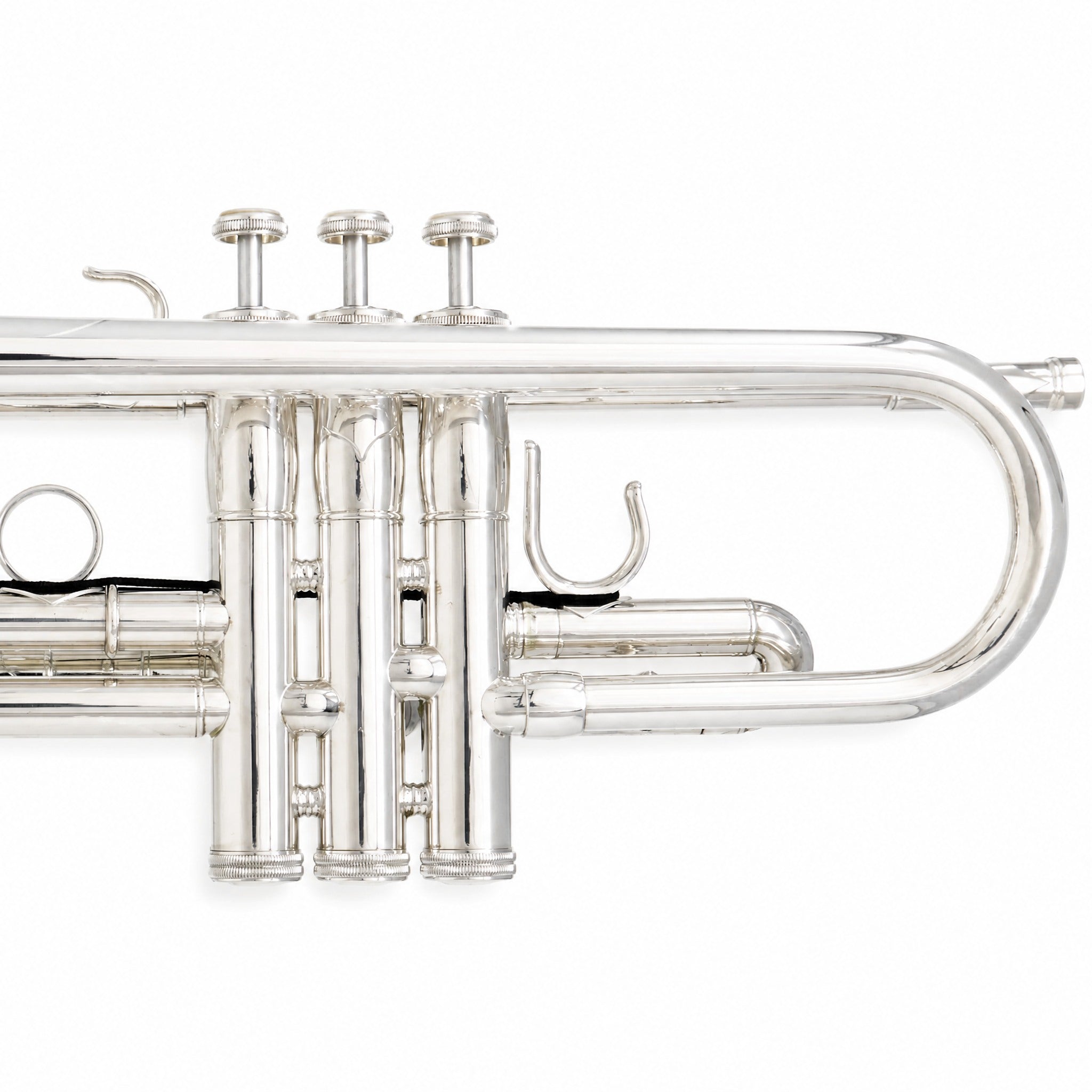 S.E. Shires Q10RS Q-Series Professional Bb Trumpet in Silver Plate