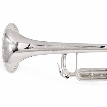 S.E. Shires Q10RS Q-Series Professional Bb Trumpet in Silver Plate