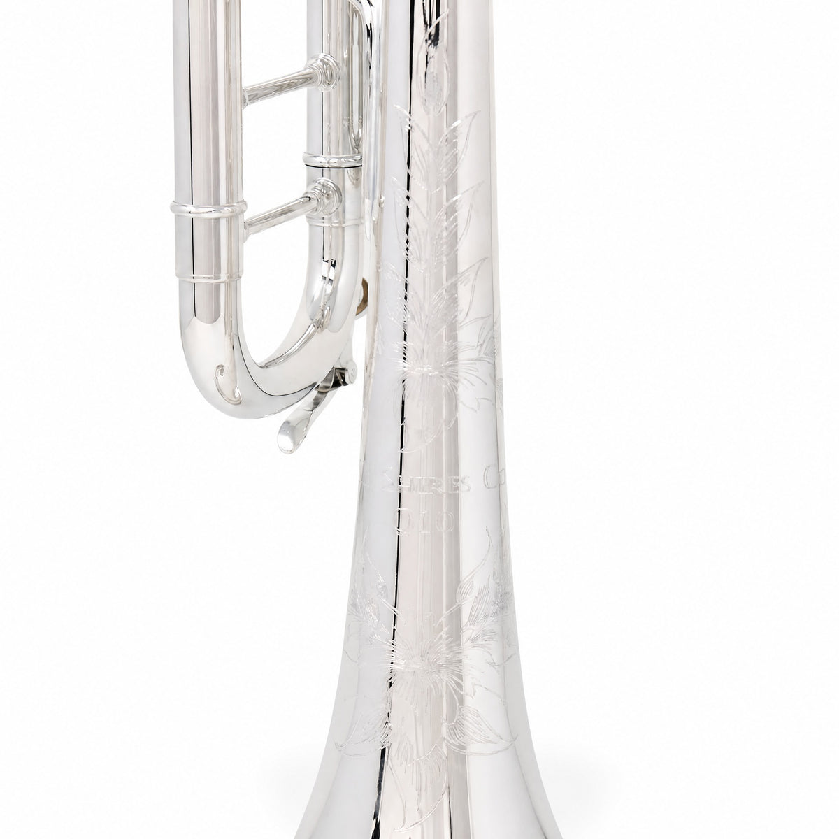 S.E. Shires Q10S Q-Series Professional Bb Trumpet in Silver Plate