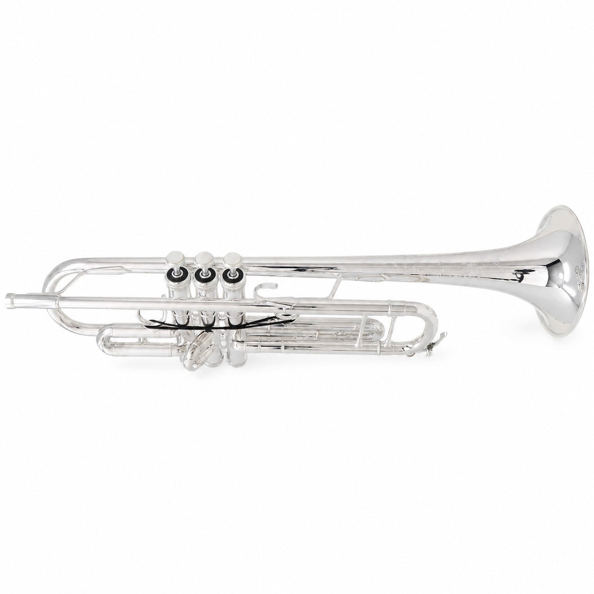 S.E. Shires Q10S Q-Series Professional Bb Trumpet in Silver Plate