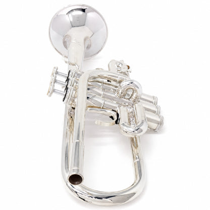 S.E. Shires Q15S Professional Eb/D Trumpet in Silver Plate