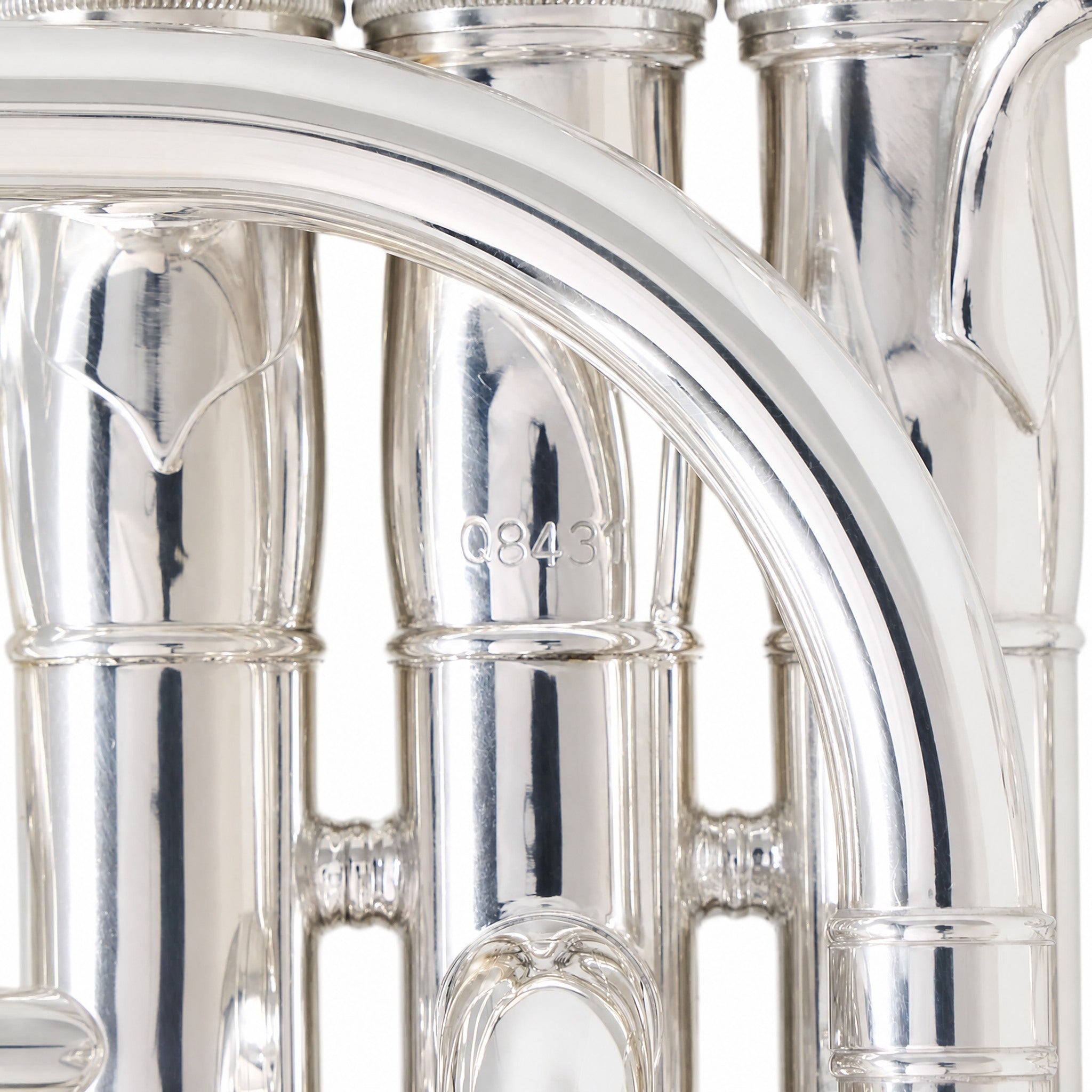 S.E. Shires Q15S Professional Eb/D Trumpet in Silver Plate
