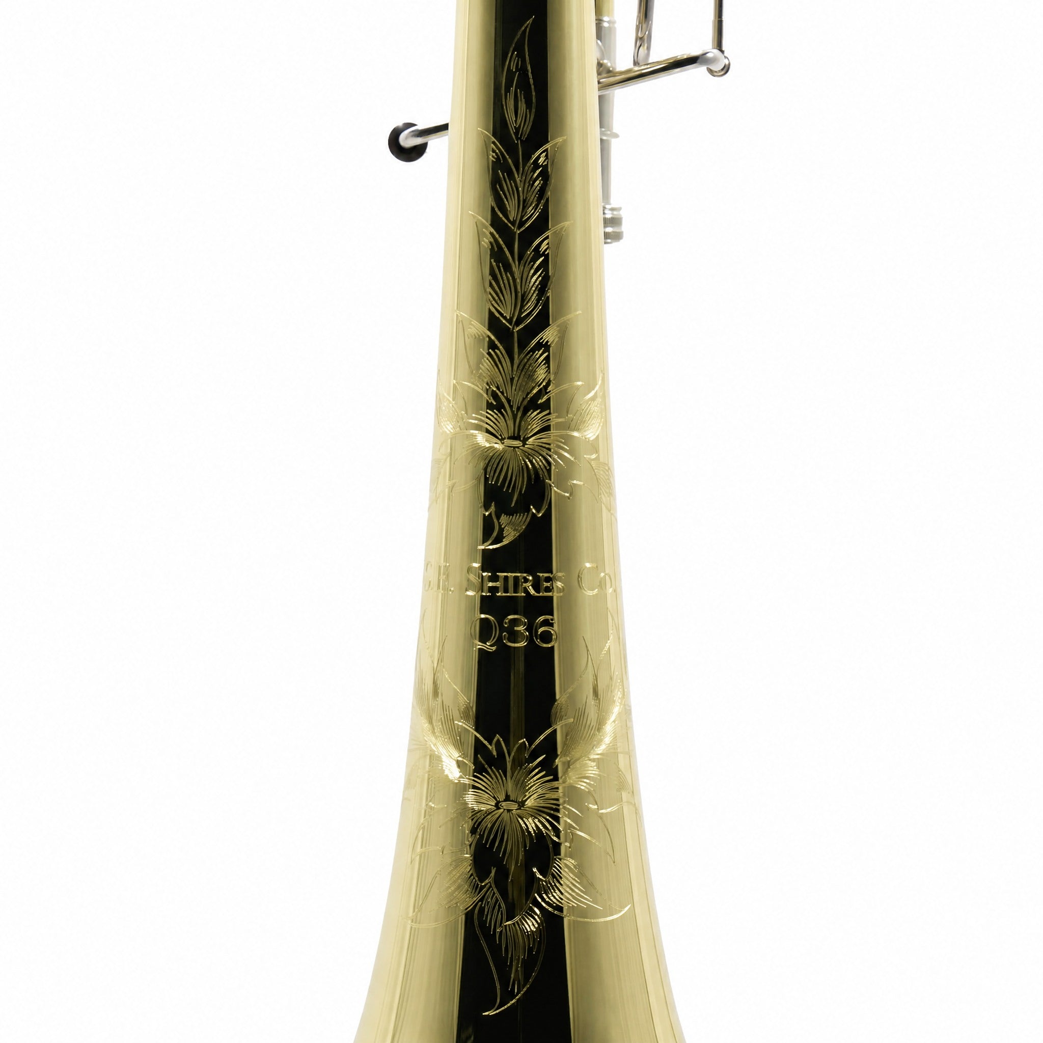 S.E. Shires Q36YR Q-Series Bass Trombone with Dual Rotary Valves SN Q23014