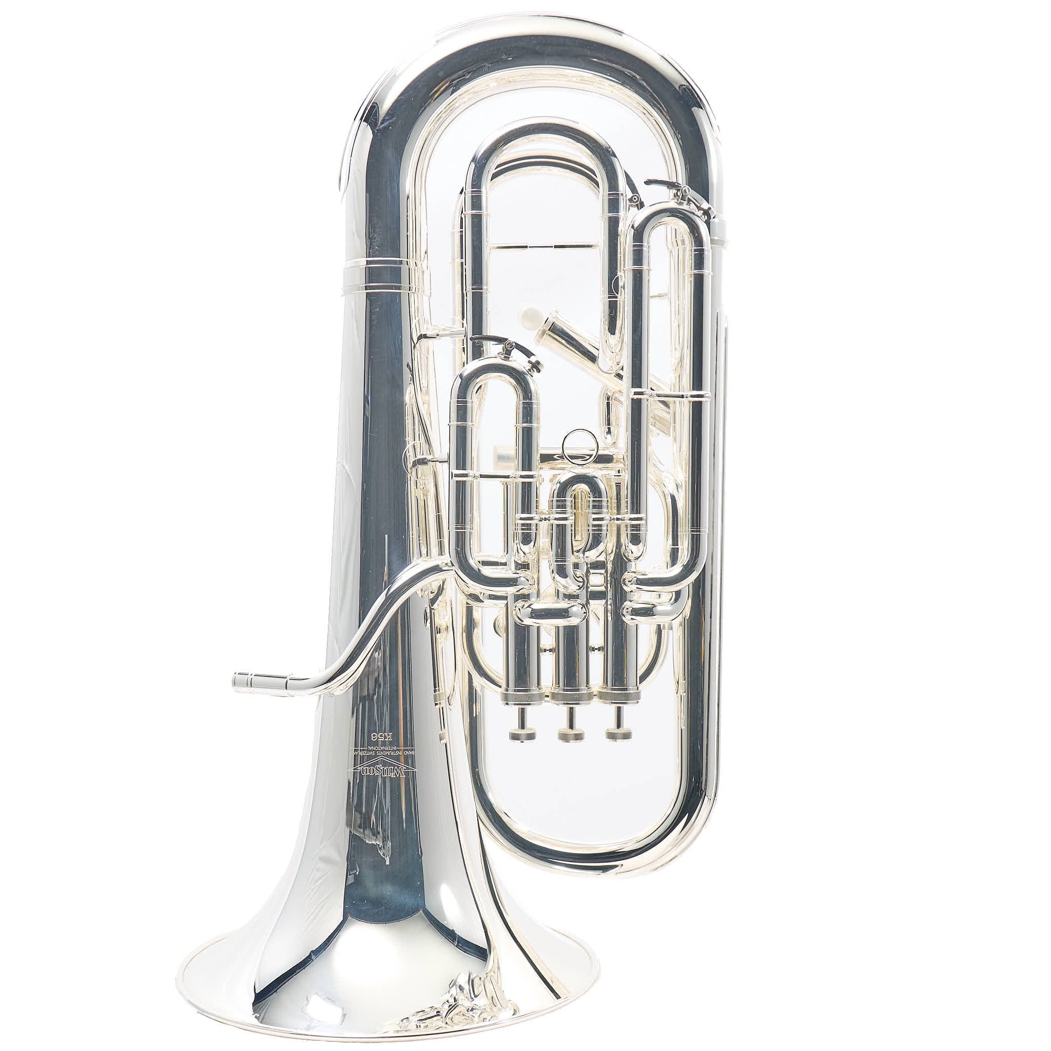 Willson K56S K-Series Bb Compensating Euphonium in Silver Plate