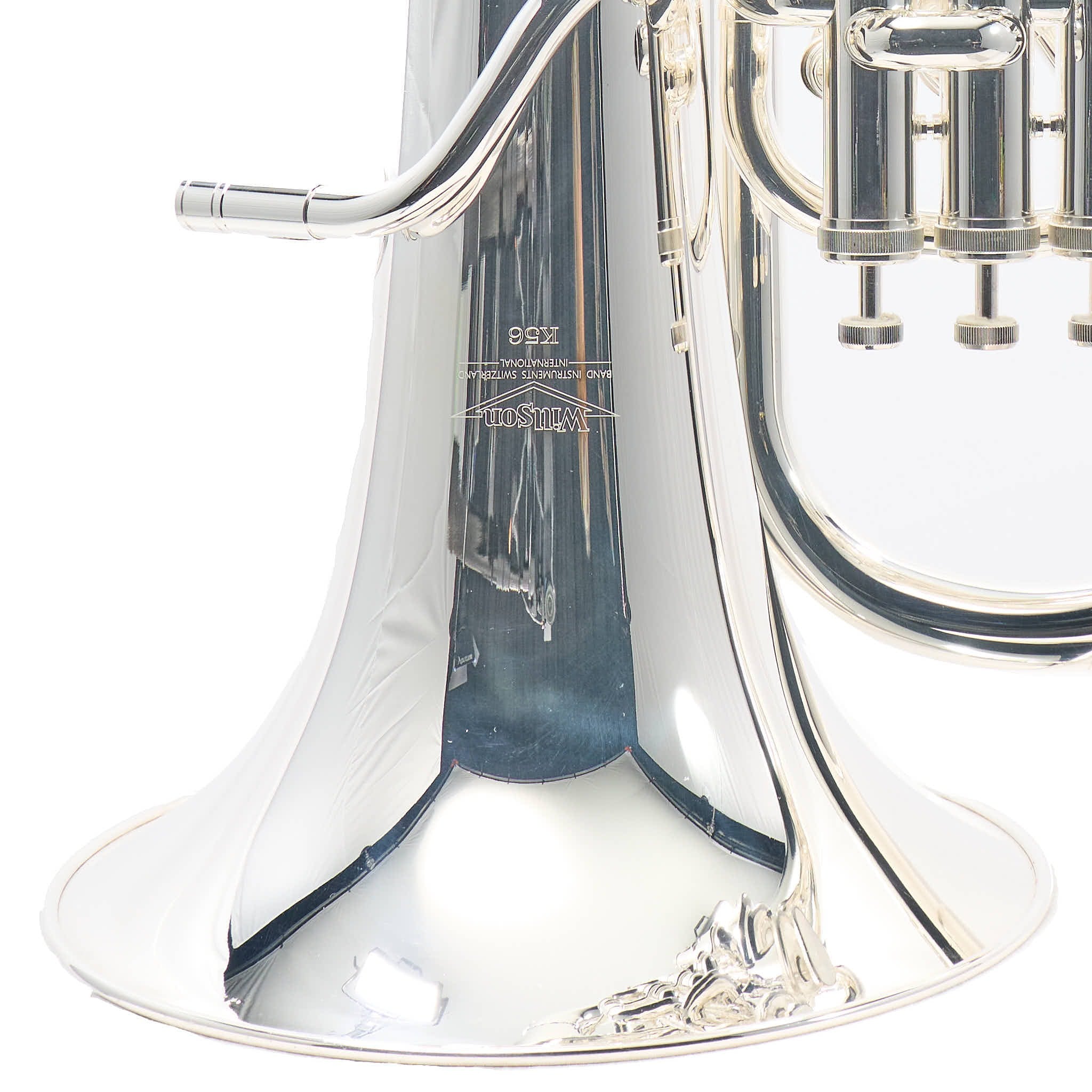 Willson K56S K-Series Bb Compensating Euphonium in Silver Plate