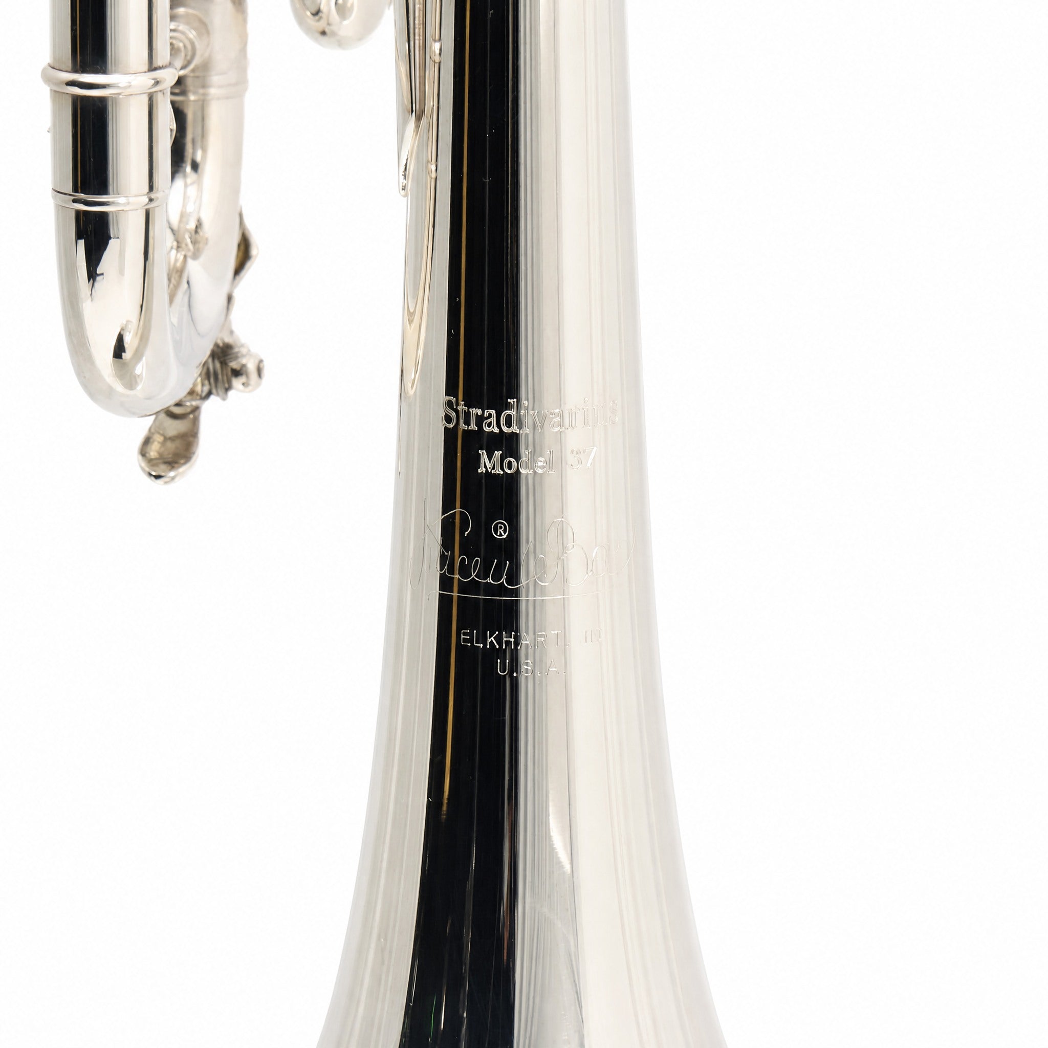 Bach 180S37 Stradivarius Professional Bb Trumpet in Silver Plate