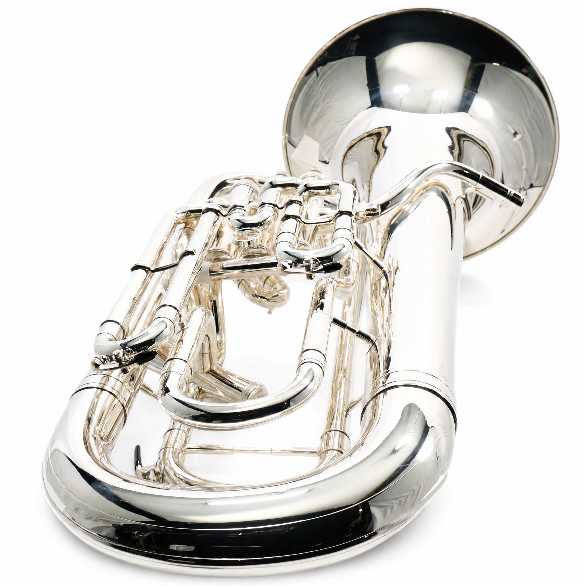 Willson 2950TA4/3S Professional Bb Compensating Euphonium in Silver Plate