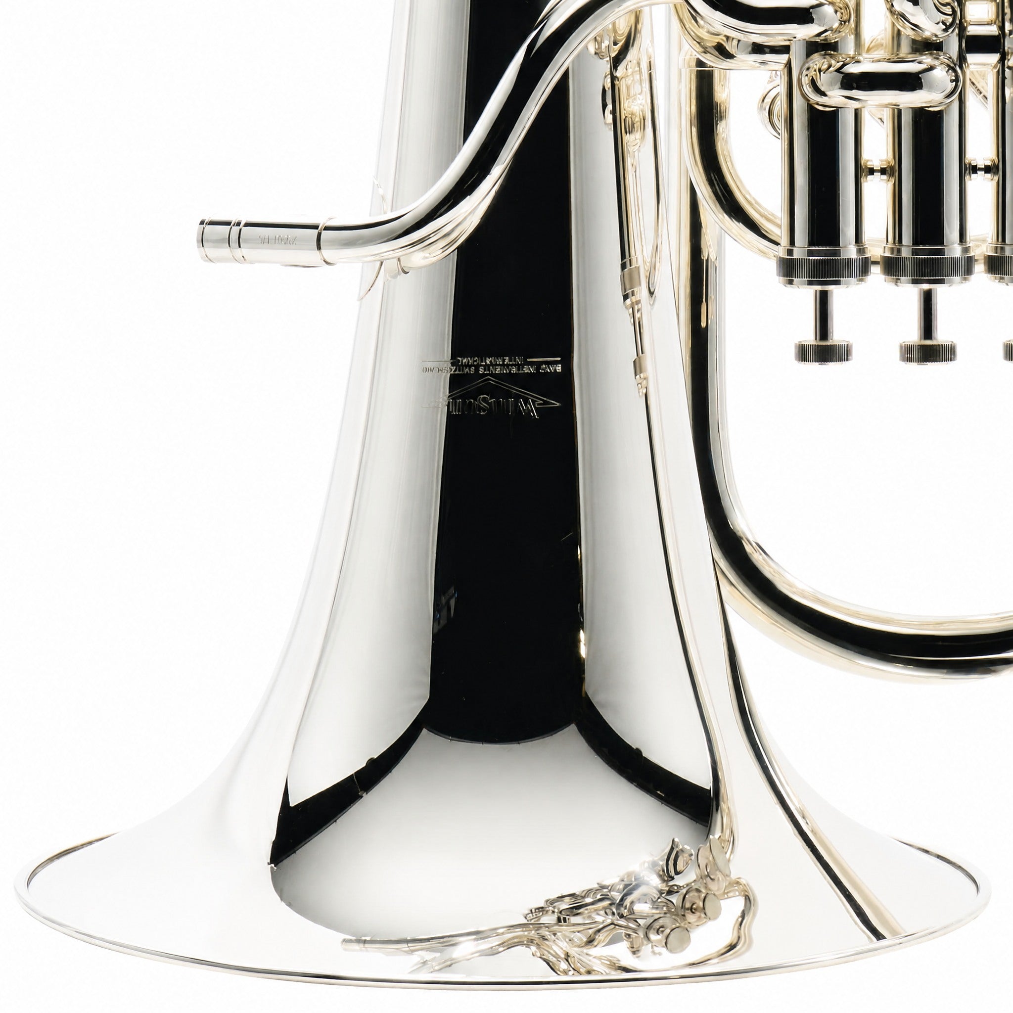Willson 2950TA4/3S Professional Bb Compensating Euphonium in Silver Plate