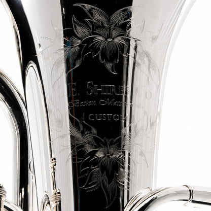 S.E. Shires SEUSC-TS Custom Professional Bb Euphonium Silver Plate