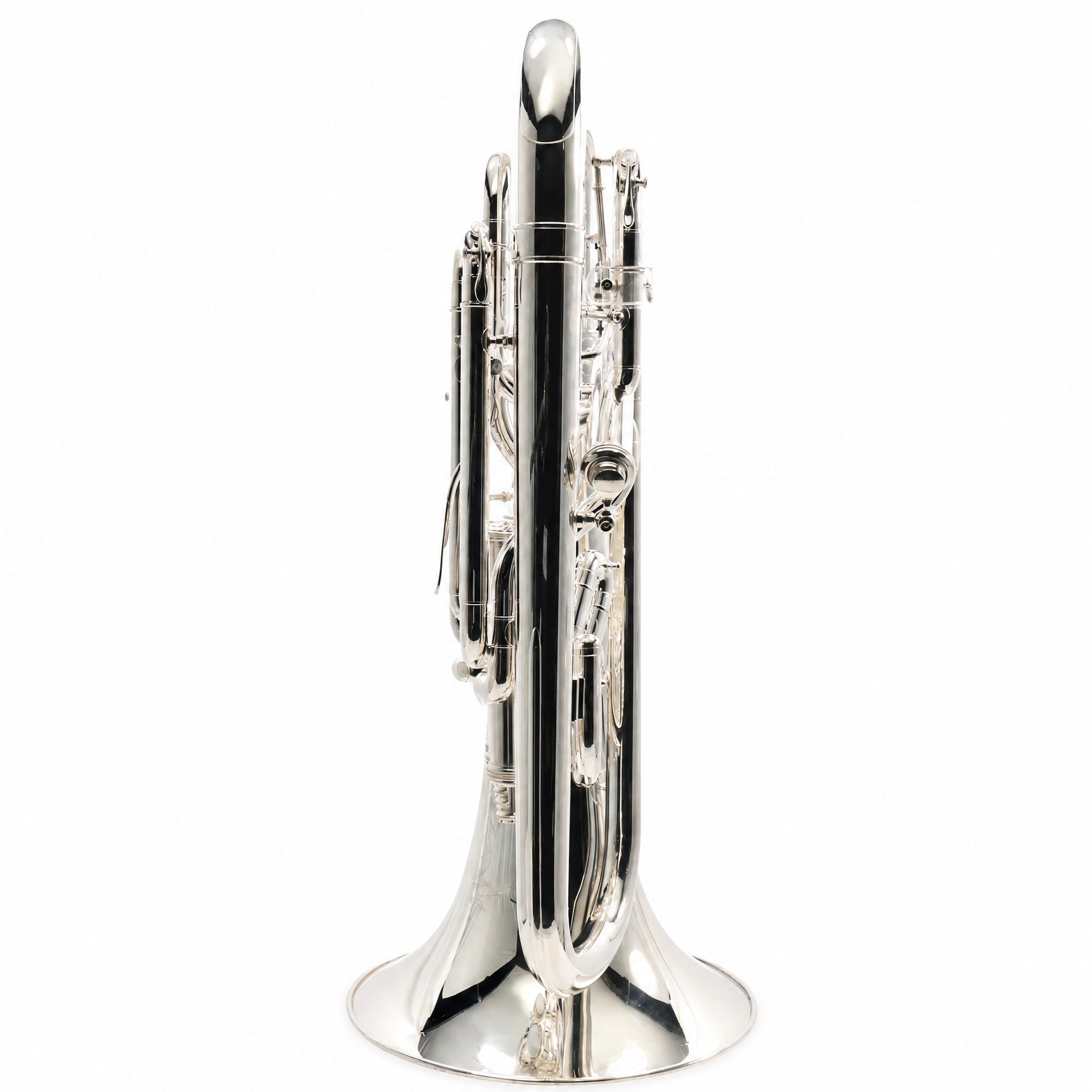 S.E. Shires SEUSC-TS Custom Professional Bb Euphonium Silver Plate