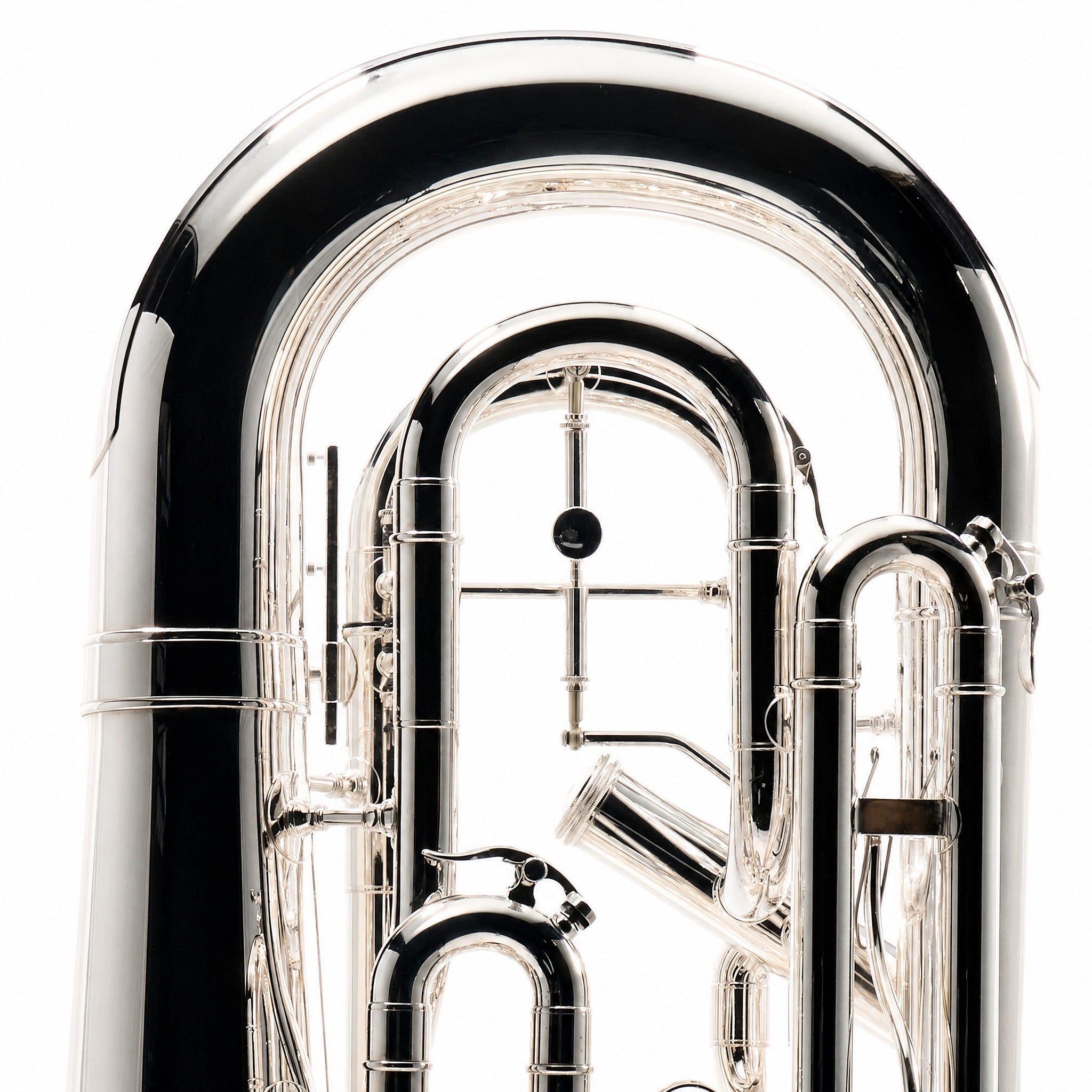 S.E. Shires SEUSC-TS Custom Professional Bb Euphonium Silver Plate