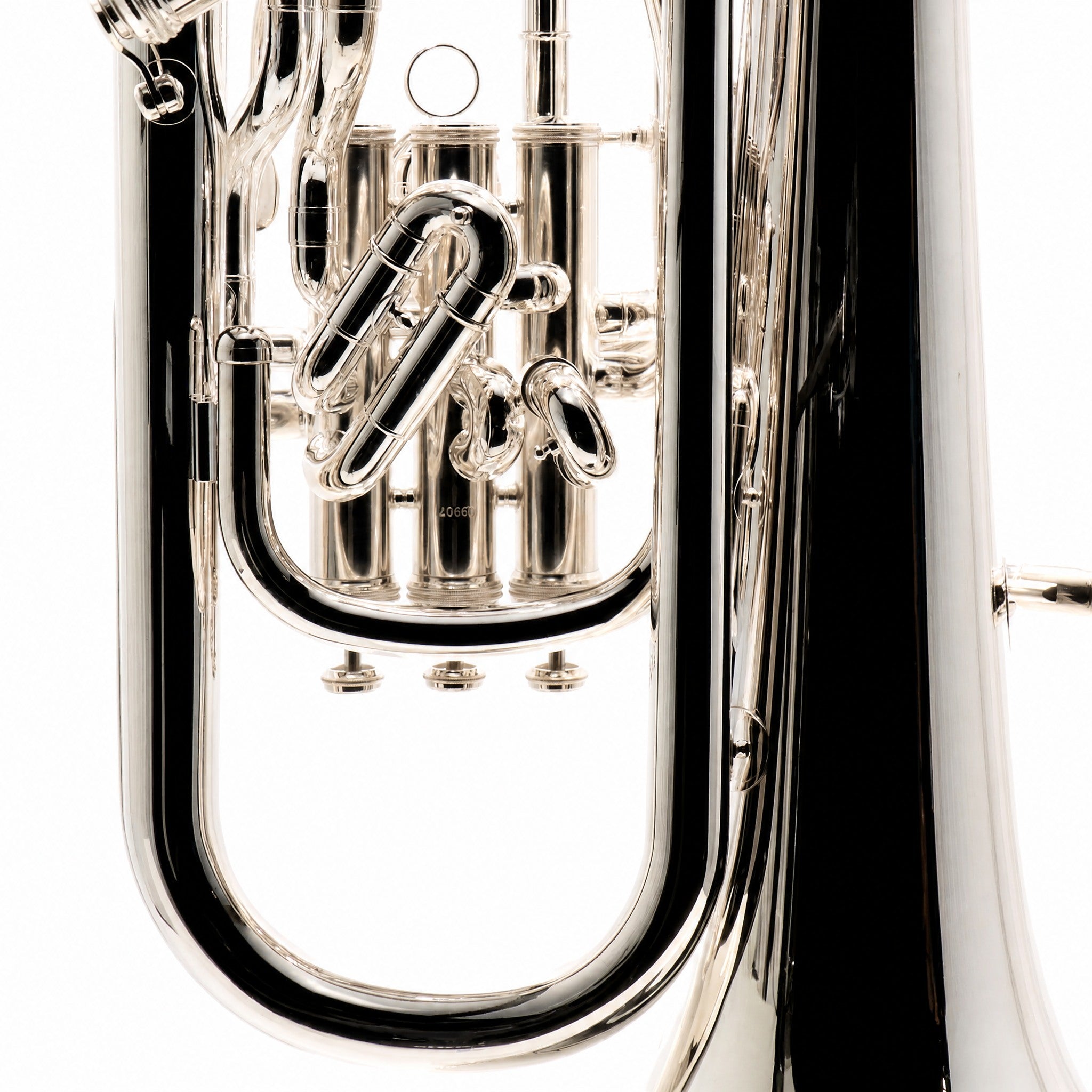 S.E. Shires SEUSC-TS Custom Professional Bb Euphonium Silver Plate