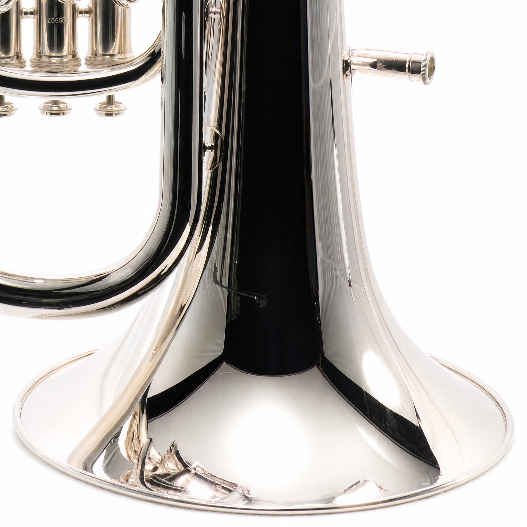 S.E. Shires SEUSC-TS Custom Professional Bb Euphonium Silver Plate