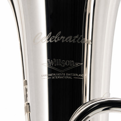 Willson 2960TA4/3T-S Celebration Professional Bb Euphonium in Silver Plate