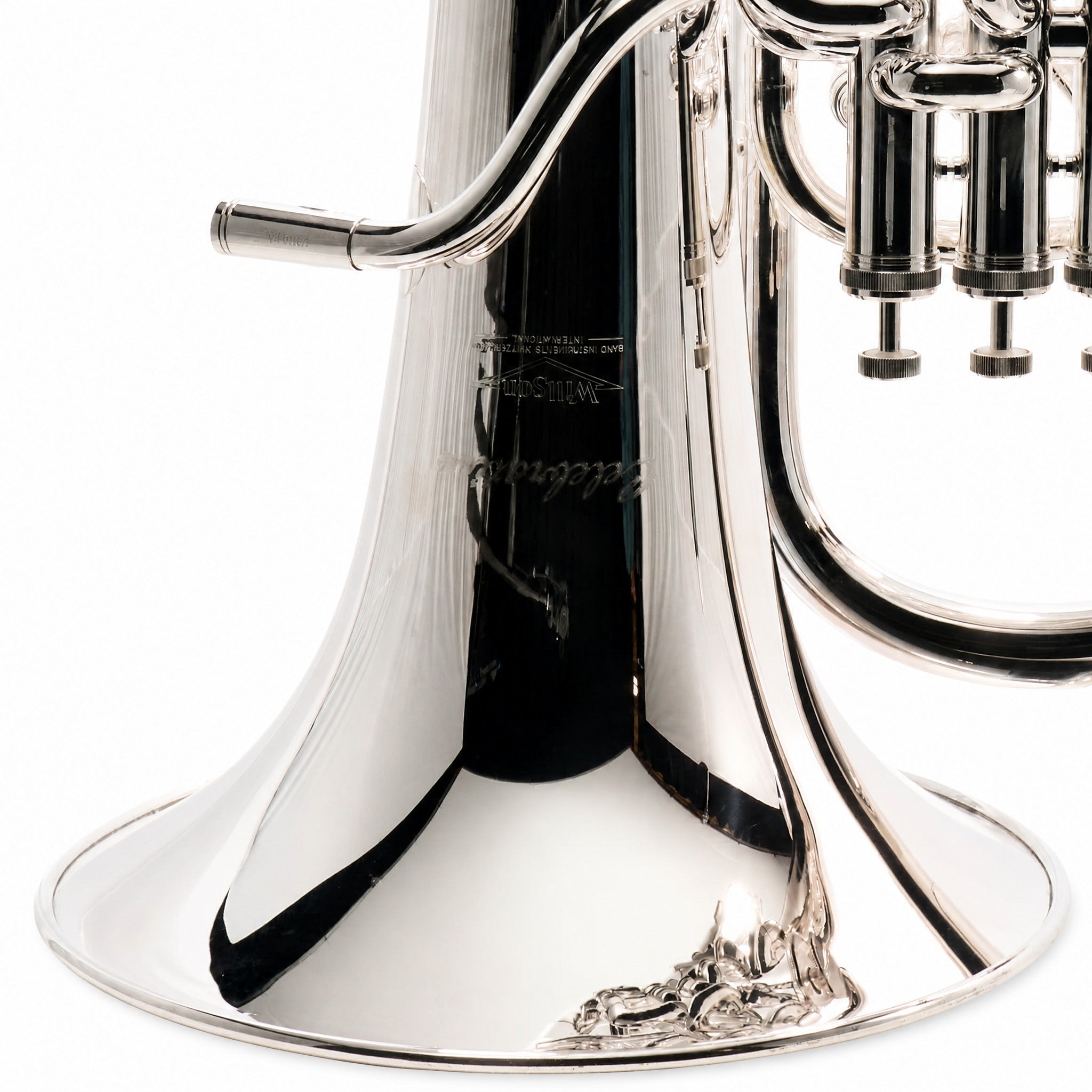 Willson 2960TA4/3T-S Celebration Professional Bb Euphonium in Silver Plate