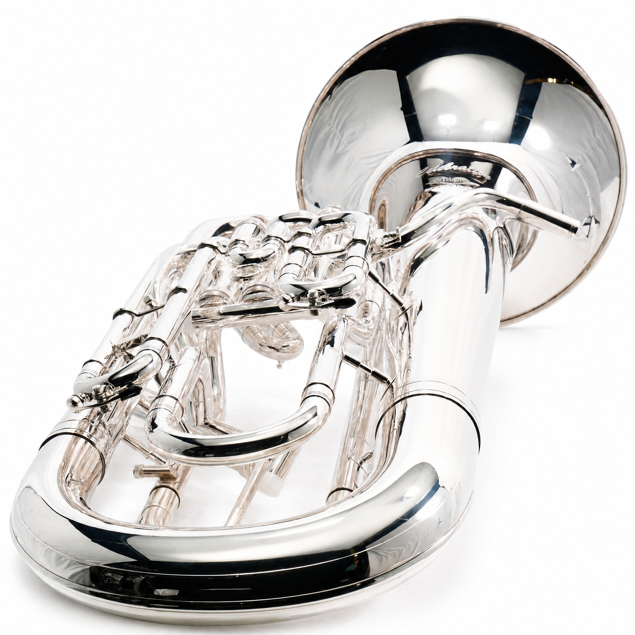 Willson 2960TA4/3T-S Celebration Professional Bb Euphonium in Silver Plate